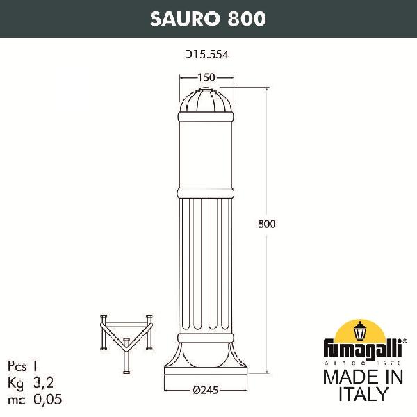   Sauro D15.554.000.VXF1R.FRA