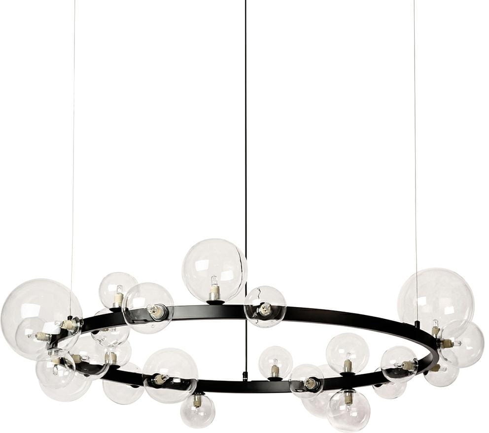   Art Deco Bubble 8828P/L black/clear