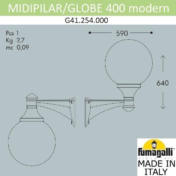    Globe 400 Modern G41.254.000.AYE27