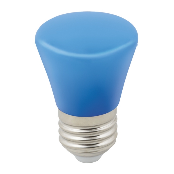    LED-D45-1W/BLUE/E27/FR/ BELL