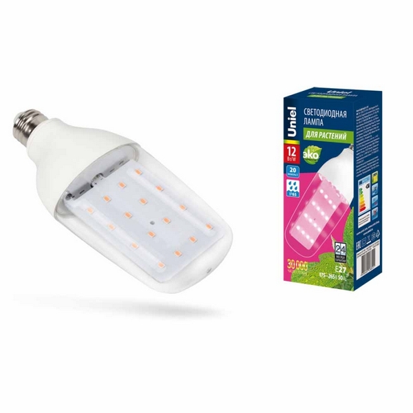    LED-B82-12W/SPBR/E27/CL PLP33WH