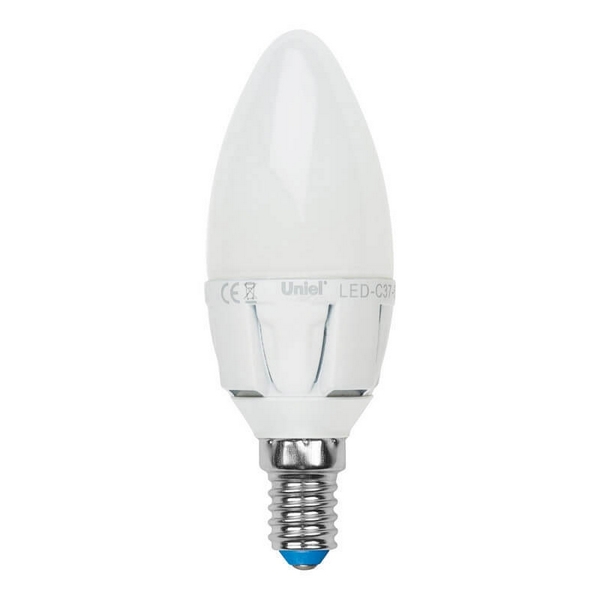    LED-C37 7W/WW/E14/FR PLP01WH   5