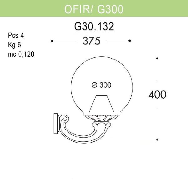    Globe 300 G30.132.000.BXE27