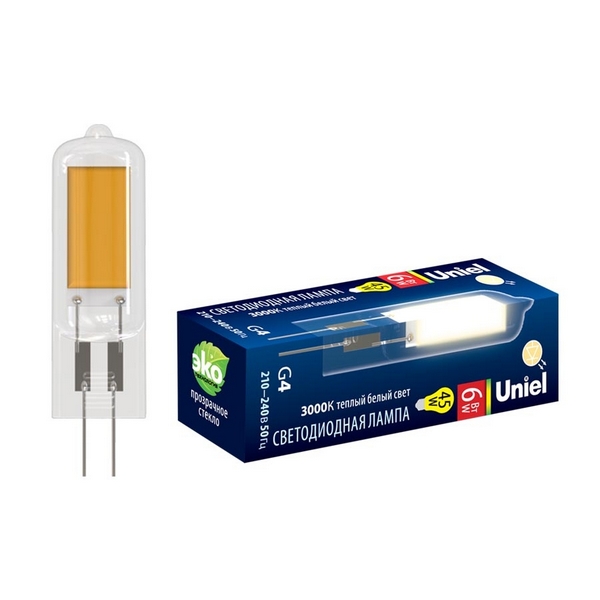    LED-JC-220/6W/3000K/G4/CL GLZ08TR 