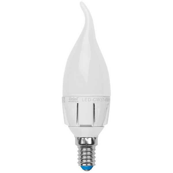    LED-CW37-6W/NW/E14/FR/DIM ALP01WH 