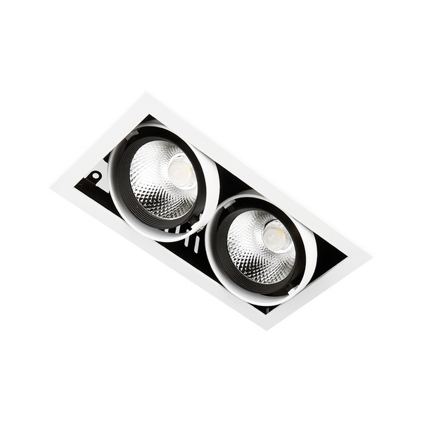   Cardano Led T812 BK/CH 2*12W 4200K