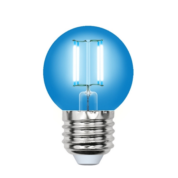    LED-G45-5W/BLUE/E27 GLA02BL 