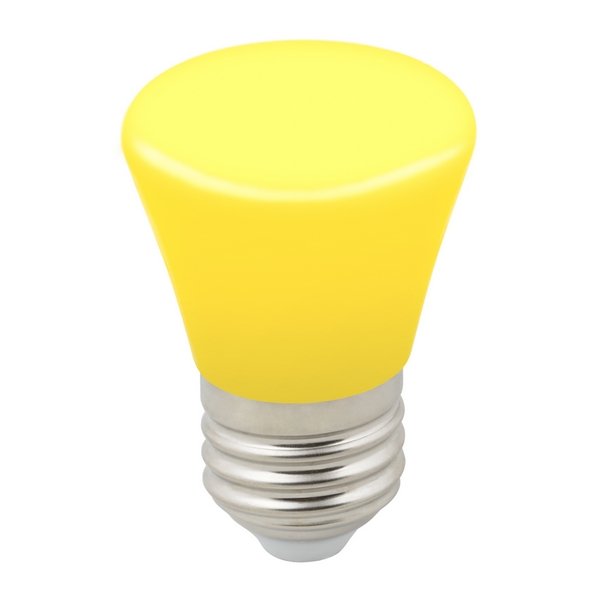    LED-D45-1W/YELLOW/E27/FR/ BELL