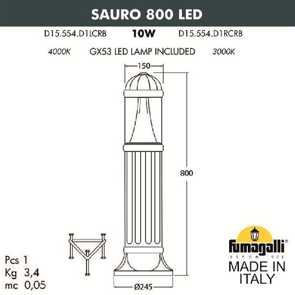   Sauro D15.554.000.VXD1L.CRB