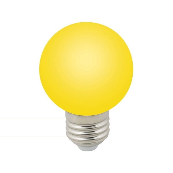    LED-G60-3W/YELLOW/E27/FR/