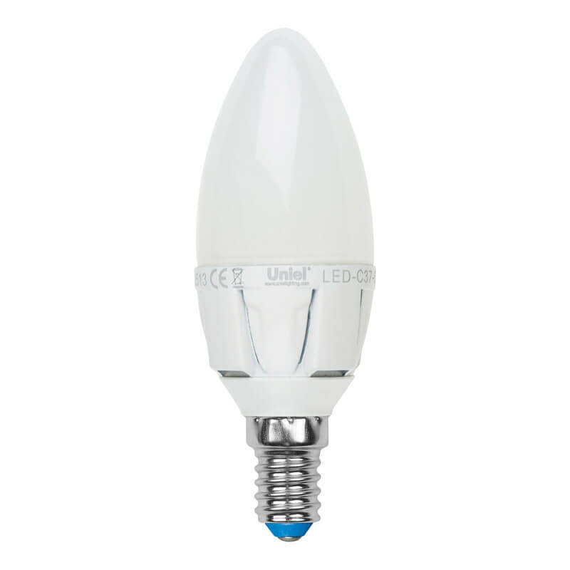    LED-C37-6W/WW/E14/FR/DIM PLP01WH 